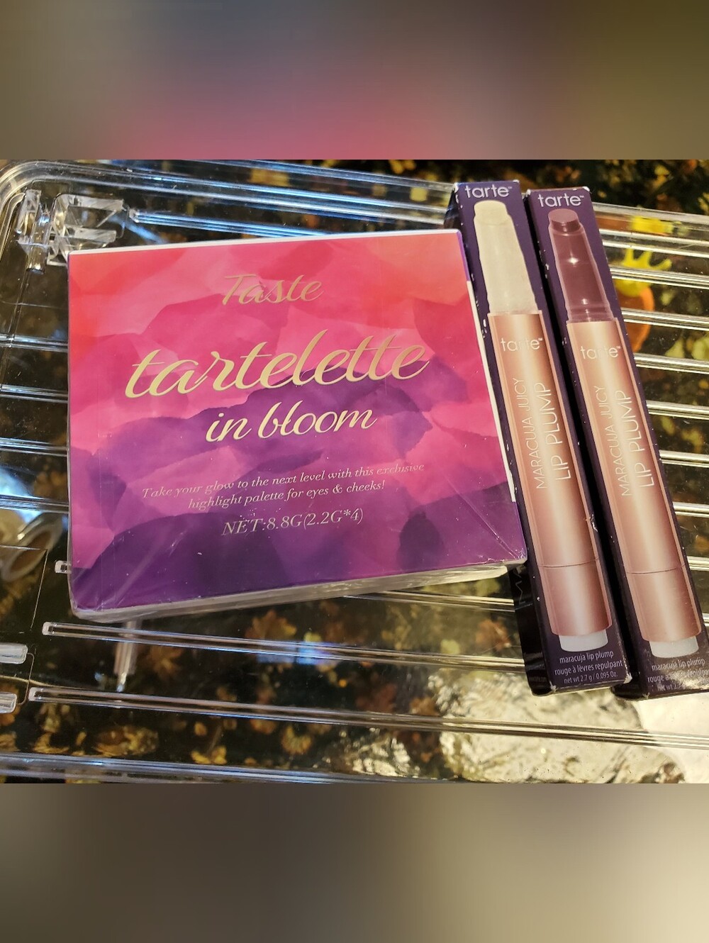 Tarte Eye & Lip Bundle- 2 Maracuja Lip Plump & Tartelette In Bloom Palette